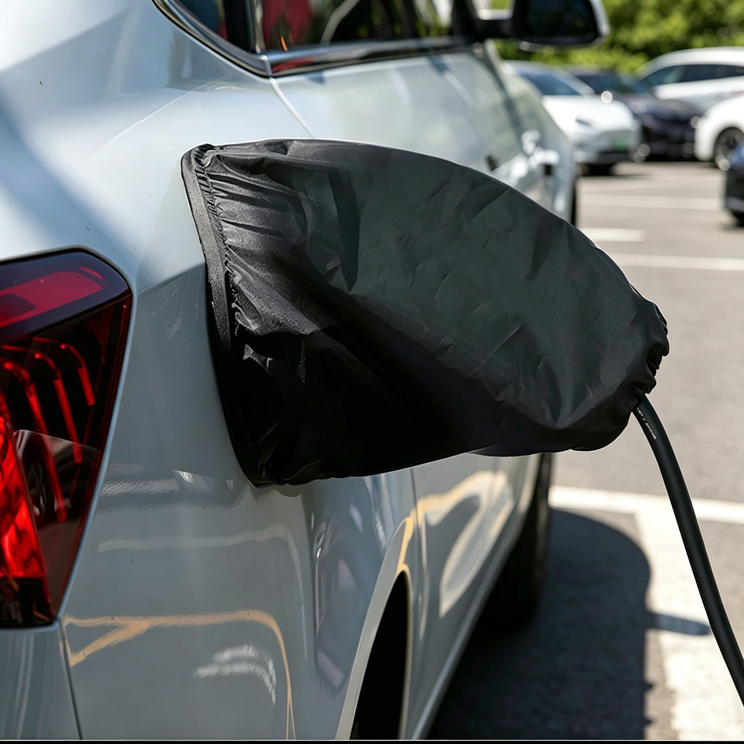 EV Charger Port Cover, Waterproof Rainproof Snow UV All-Weather Protection